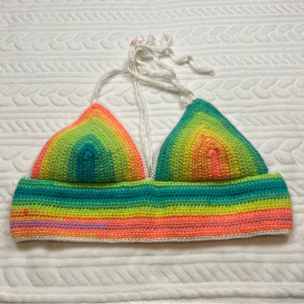 💗 *NEW* Handmade Crochet Womans Halter Top
